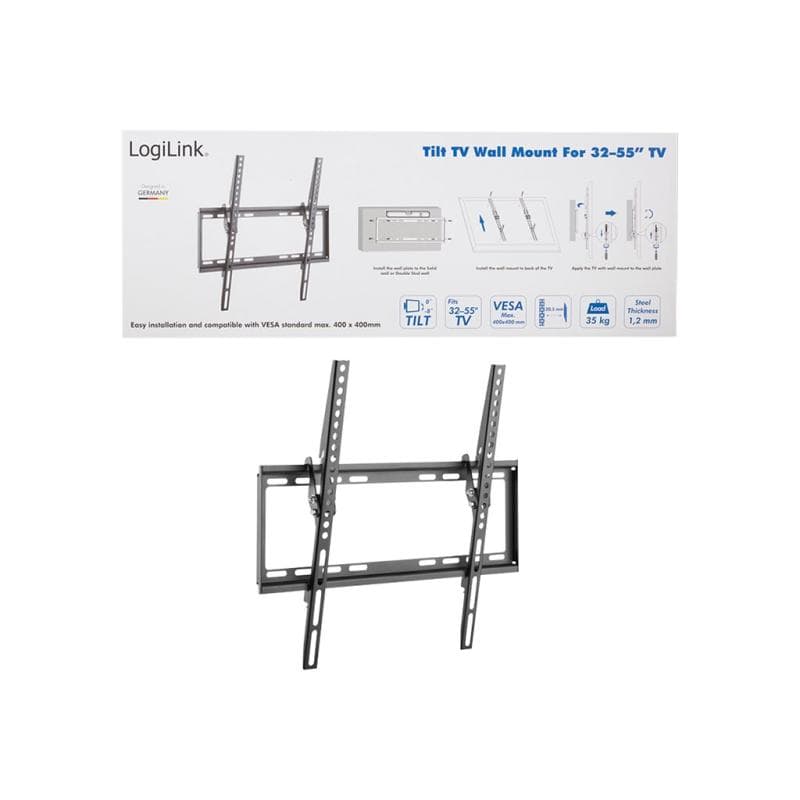 LOGILINK TV-Wandhalterung, Festmontage, 32″-55″