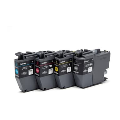 BROTHER LC3217 Value Pack 4er Pack Schwarz, Gelb, Cyan, Magenta Tintenpatrone