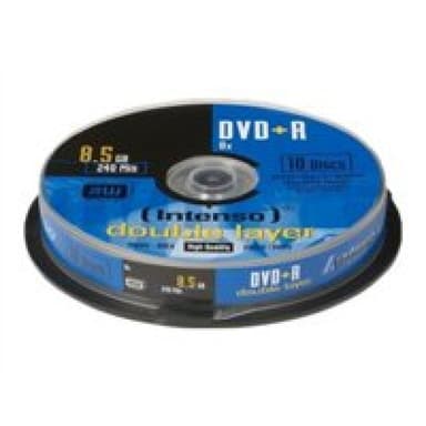 Intenso DVD+R 8,5 GB 8x Speed DOUBLE LAYER 10er Spindel