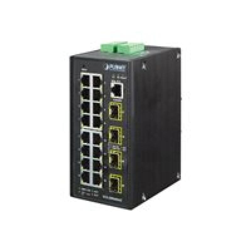 PLANET TECHNOLOGY PLANET Industrial 16-Port 10/100/1000T + 4 100/1000X SFP