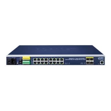 PLANET TECHNOLOGY PLANET Industrial L2+ 16-Port 10/100/1000T + 4-Port