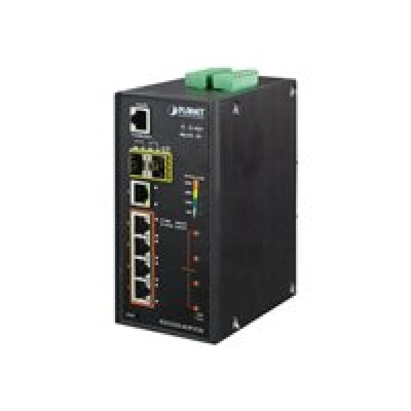 PLANET TECHNOLOGY PLANET Industrial L2+ 4-Port 10/100/1000T Ultra PoE +