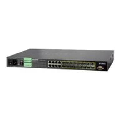 PLANET TECHNOLOGY PLANET 16-Port GE SFP + 8-Port GE L2/L4 Managed Metro Switch