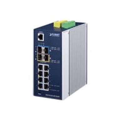PLANET TECHNOLOGY PLANET Industrial L2+ 8-Port 10/100/1000T + 2-Port