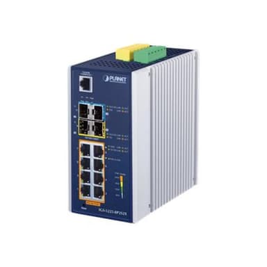 PLANET TECHNOLOGY PLANET Industrial L2+ 8-Port 10/100/1000T 802.3at PoE +