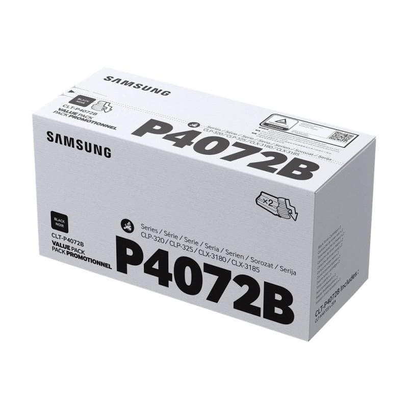 SAMSUNG CLT P4072B 2er Pack Schwarz Tonerpatrone (SU381A)