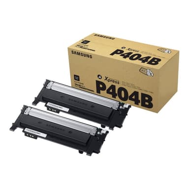 SAMSUNG CLT P404B 2er Pack Schwarz Tonerpatrone (SU364A)