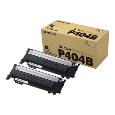 SAMSUNG CLT P404B 2er Pack Schwarz Tonerpatrone (SU364A)