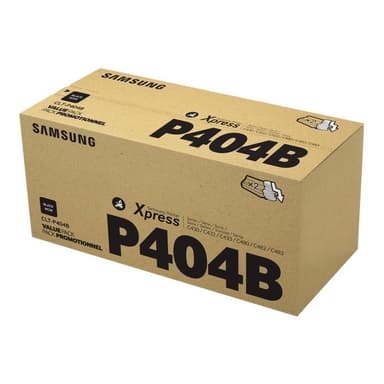 SAMSUNG CLT P404B 2er Pack Schwarz Tonerpatrone (SU364A)