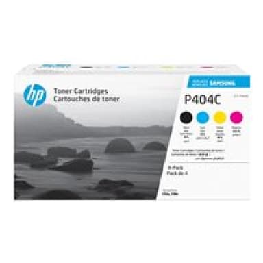 SAMSUNG CLT P404C 4er Pack Schwarz, Gelb, Cyan, Magenta Tonerpatrone (SU365A)