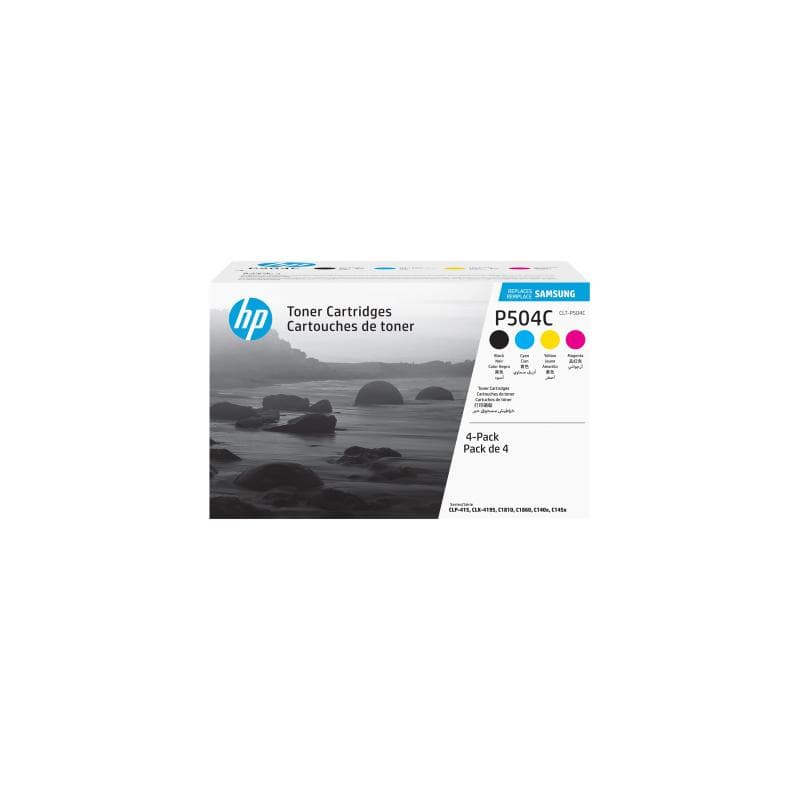 SAMSUNG CLT P504C 4er Pack Schwarz, Gelb, Cyan, Magenta Tonerpatrone