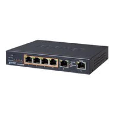 PLANET TECHNOLOGY PLANET 4-Port 10/100/1000T 802.3at PoE + 2-Port