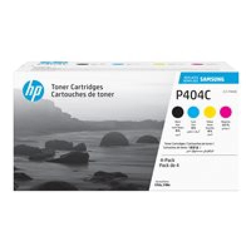 SAMSUNG CLT P404C 4er Pack Schwarz, Gelb, Cyan, Magenta Tonerpatrone (SU365A)