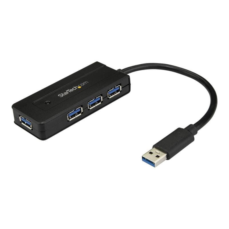 STARTECH.COM USB 3.0 Hub 4 Port - mit Ladeanschluss - inkl. Netzteil - USB Port Erweiterung