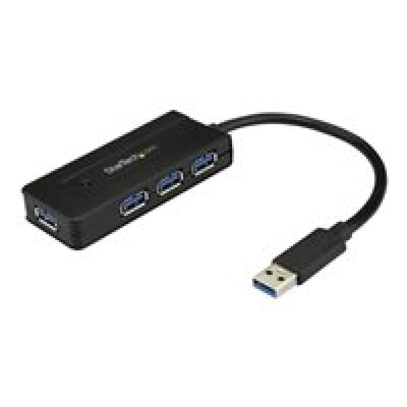 STARTECH.COM USB 3.0 Hub 4 Port - mit Ladeanschluss - inkl. Netzteil - USB Port Erweiterung