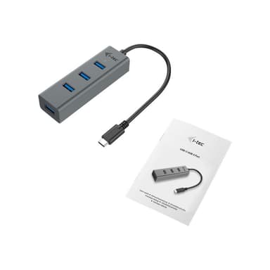 I-TEC Adapter i-tec I-TEC USB-C METAL 4-PORT HUB