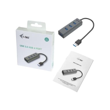 I-TEC Adapter i-tec I-TEC USB 3.0 METAL 4-PORT HUB