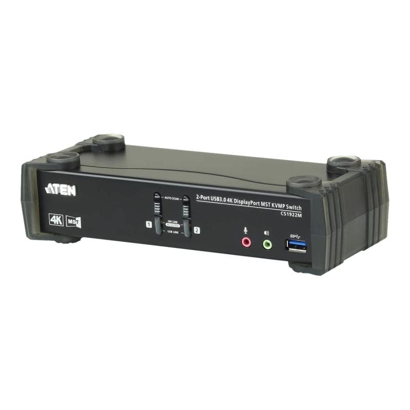 ATEN CS1922M KVMP-Switch 2-fach, DisplayPort mit MST, USB 3.0, 4K