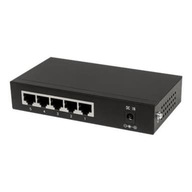 INTELLINET PoE+ Switch 5-Port Gigabit Ethernet 60W Desktop