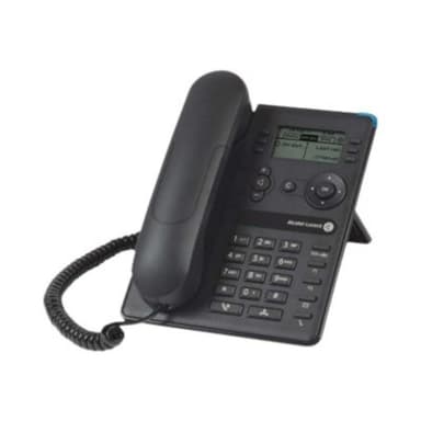 ALCATEL 8008 Einstiegs-DeskPhone, 64 x 128 Pixel, Schwarzweiß-LCD, kei