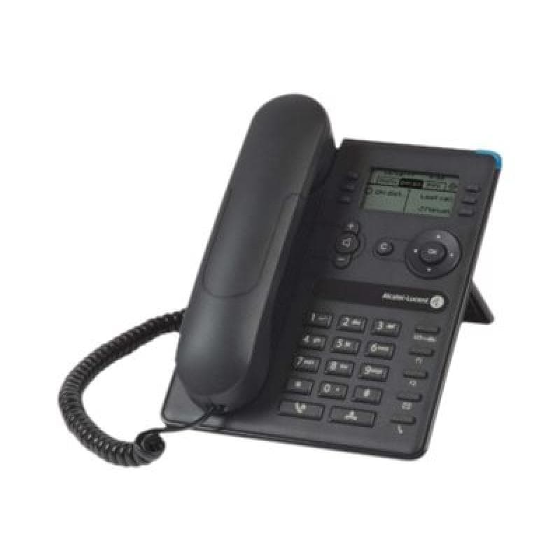 ALCATEL 8008 Einstiegs-DeskPhone, 64 x 128 Pixel, Schwarzweiß-LCD, kei