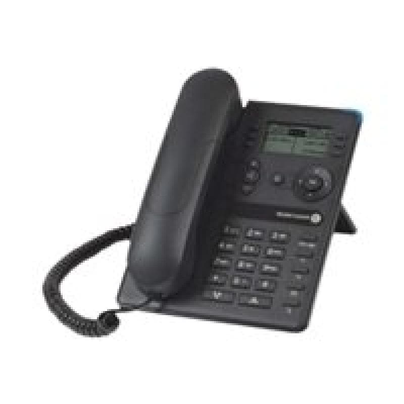 ALCATEL 8008 Einstiegs-DeskPhone, 64 x 128 Pixel, Schwarzweiß-LCD, kei
