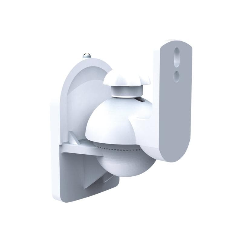 PUREMOUNTS PM-SOUND-041 - Lautsprecher Universal-Wandhalterung [4er-Set, weiß]