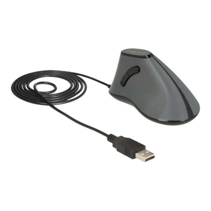 DELOCK Maus ergonomisch vertikal 5-Tasten wireless