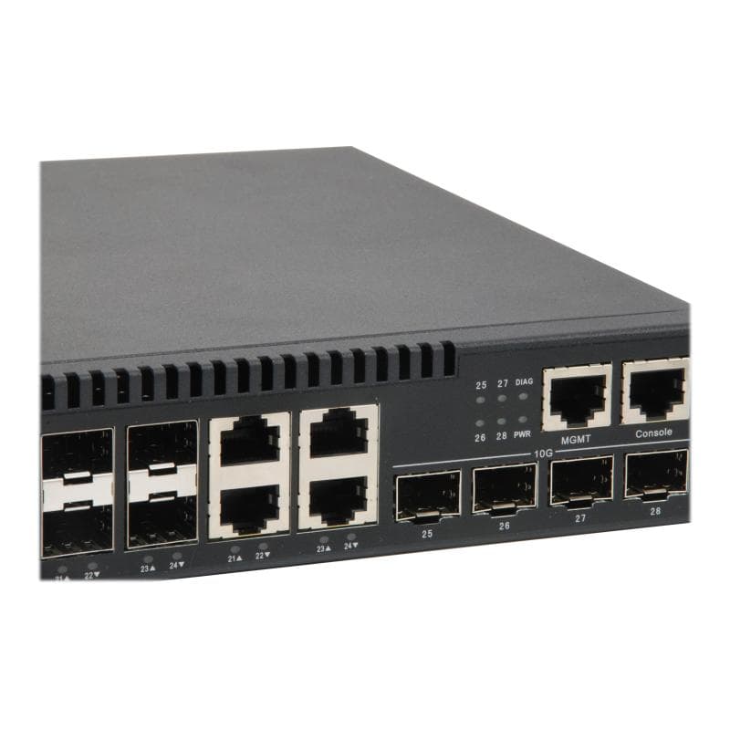 LEVELONE Switch 48,3cm 24x SFP GTL-2872 4xGE 4xSFP+