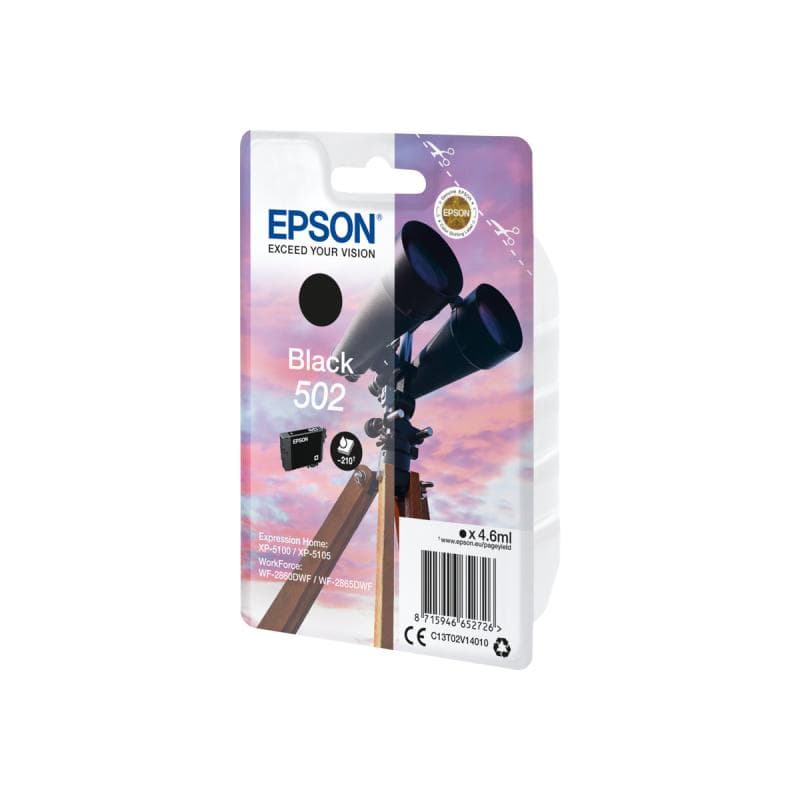 EPSON Ink/502 Binocular 4.6ml BK
