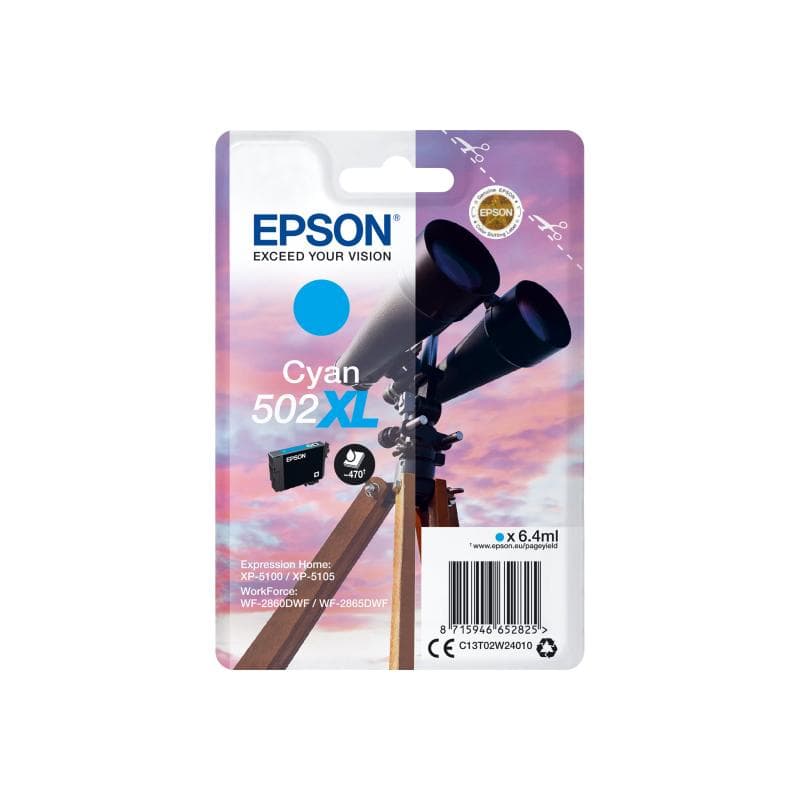 EPSON Ink/502XL Binocular 6.4ml CY