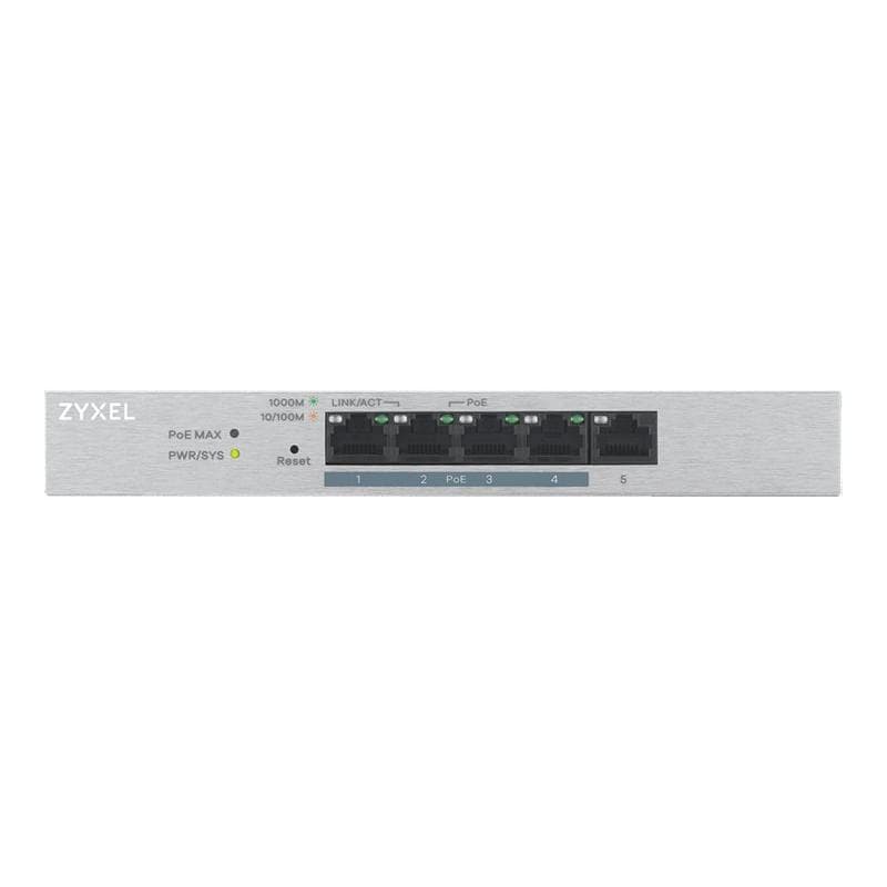 ZYXEL GS1200-5HP V2 5 Port Gigabit PoE+ Switch 1 Gbps Power over Ethernet Managed (GS1200-5HPV2-EU01