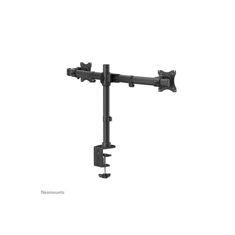 NEOMOUNTS Tischhalterung für zwei Flachbildschirme bis 27″ (69 cm) Schwarz