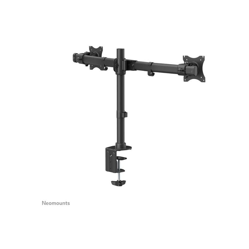NEOMOUNTS Tischhalterung für zwei Flachbildschirme bis 27″ (69 cm) Schwarz