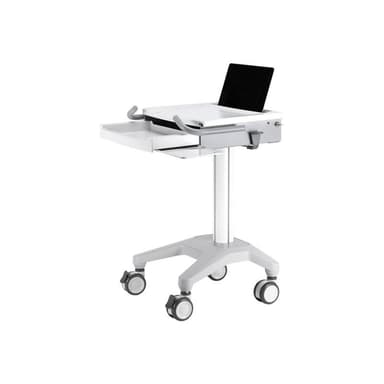 NEOMOUNTS Mobile Laptop Cart incl. keyboard & mouse drawer 25,4-55,9cm 10-22″ Creme
