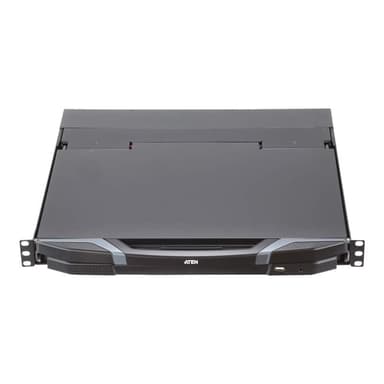 ATEN CL3800NW KVM-Konsole mit 18,5″ FullHD-Display, HDMI, DVI, VGA, USB, 19″-Rackmontage, kurze Einb