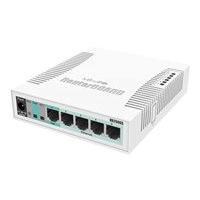 MIKROTIK RB260GS with 5 Gigabit ports and SFP cage