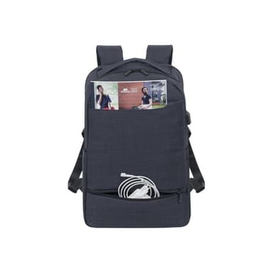 RIVACASE 8365 Laptop Rucksack 17,3″ Schwarz