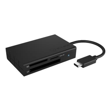 RAIDSONIC ICY BOX IB-CR401-C3 Externer Multi-Kartenleser mit USB 3.0 Type-C Anschluss 1x CF 1x SD 4.