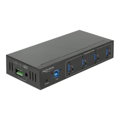 DELOCK Externer Industrie Hub 4 x USB 3.0 Typ-A