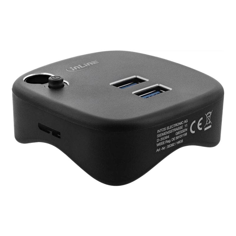 INLINE USB 3.0 Multihub schwarz