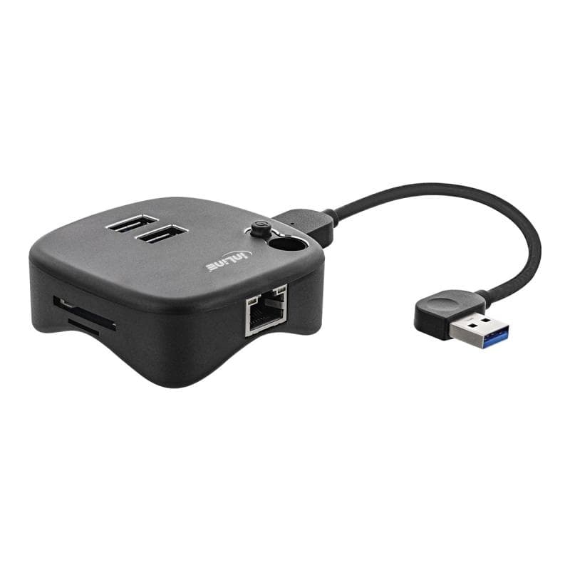 INLINE USB 3.0 Multihub schwarz