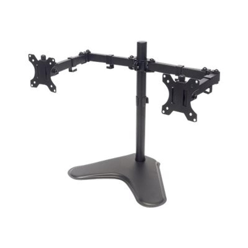 MANHATTAN Standfuss mit Monitorarm fuer 2 Monitore 33,02-81,28cm