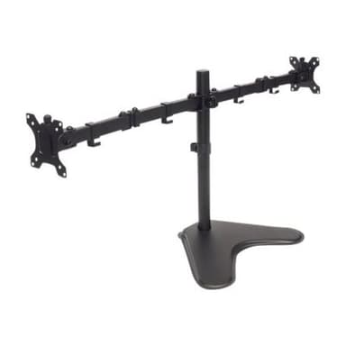 MANHATTAN Standfuss mit Monitorarm fuer 2 Monitore 33,02-81,28cm