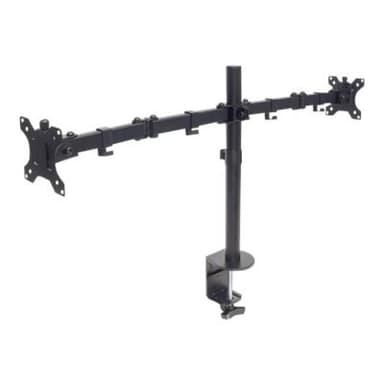 MANHATTAN Tischhalterung mit Monitorarm fuer zwei Displays von 33,02-81,28cm 13-32″