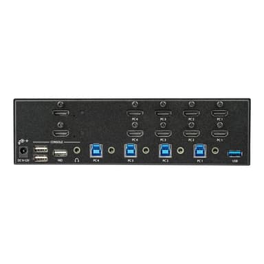 STARTECH.COM KVM Switch HDMI 4 Port - 4K 30 Hz - KVM Extender für HDMI
