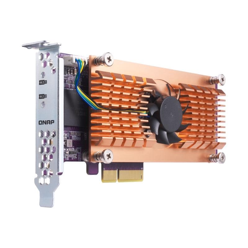 QNAP QM2 Card QM2-2S-220A Dual-M.2-22110/2280-SATA-SSD Erweiterungskarte