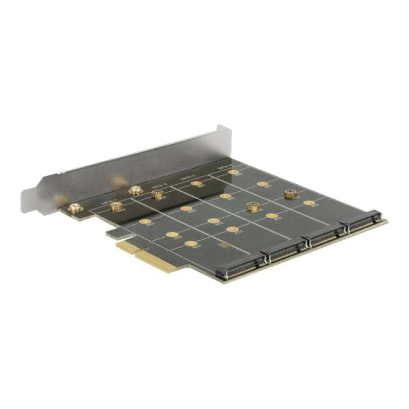 DELOCK PCI Express Karte > 4 x intern M.2 Key B mit RAID