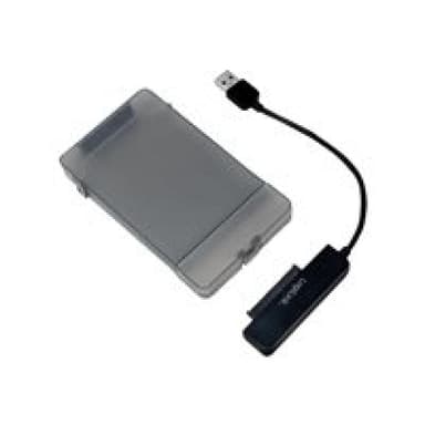 LOGILINK AU0037 - Festplatte - SSD - Serial ATA III - 3.0 (3.1 Gen 1) - USB Type-A - Grau