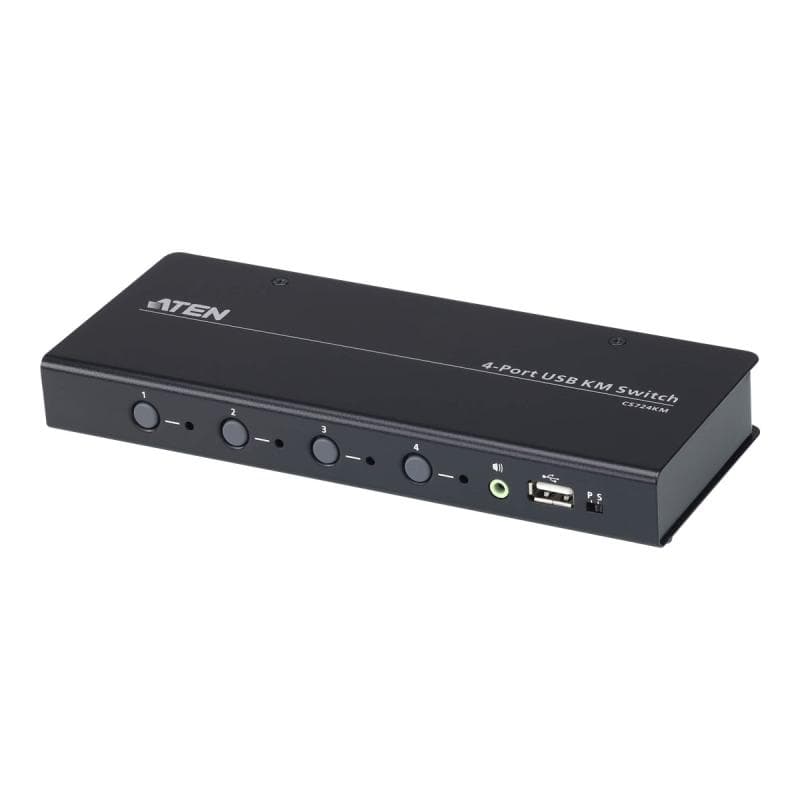 ATEN CS724KM 4-Port USB Boundless KM Switch, inkl. Kabel